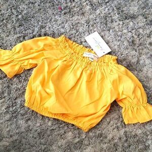 NWT Sunshine Yellow Top